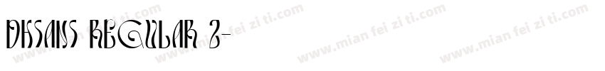 DHSans Regular 2字体转换